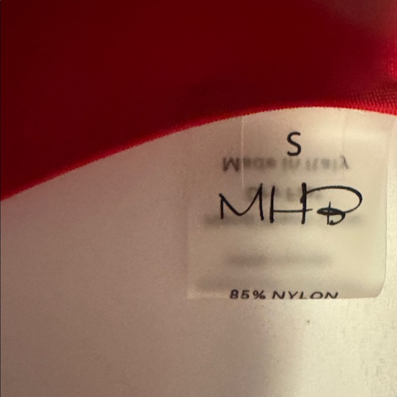 Monica Hansen Beachwear - Red Two Piece Women's Swimsuit - Picture 6 of 11